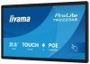 IIYAMA Monitor 21.5 cala ProLite TW2223AS-B3P POJ.10PKT.24^7,ANDROID14, 450 cd^m2,   USB-C, 2x2W, RJ45, 3xUSB, iiSignage